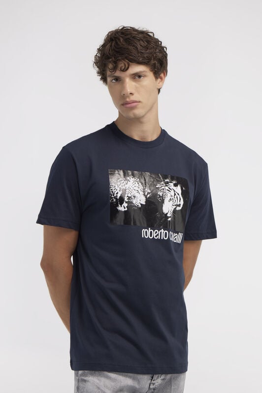 RC T-shirt with Jaguar logo and print RC T-shirt with Jaguar logo and print Dark blue NOT60C-JD060