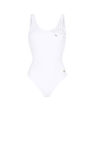 ${brand} Weißer Badeanzug mit Monogram RC ${colorDescription} ${masterID}