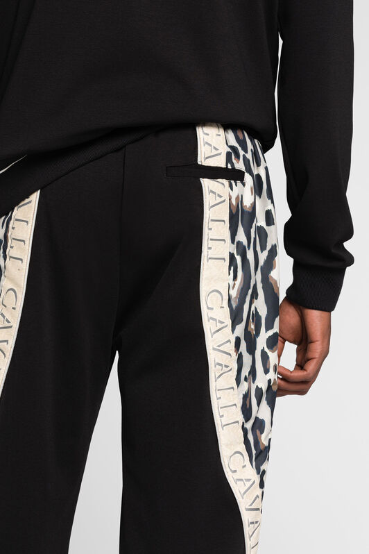 RC Animal print logo-tape track pants RC Animal print logo-tape track pants Black QRT25H-CF053