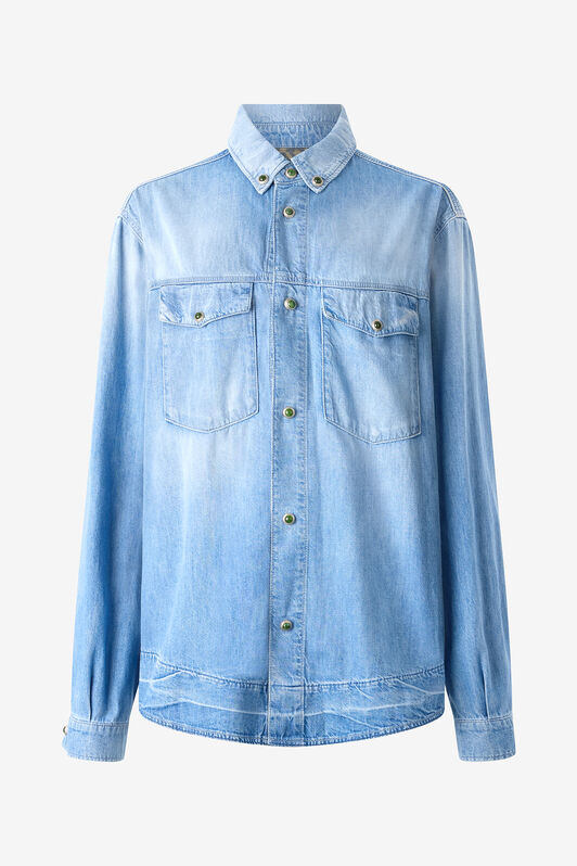 RC Denim Shirt with Jewel Buttons RC Denim Shirt with Jewel Buttons Bleu clair VRJ776-VT001
