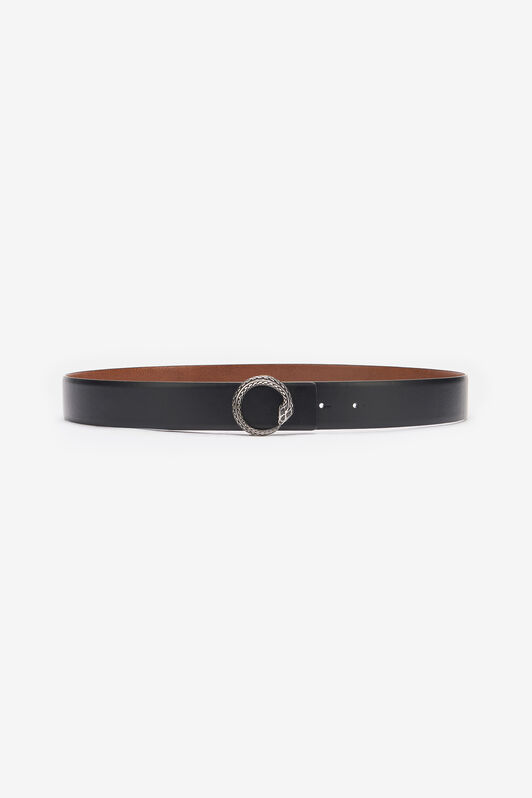 RC Belt With Snake Buckle Black URC001-PZU03