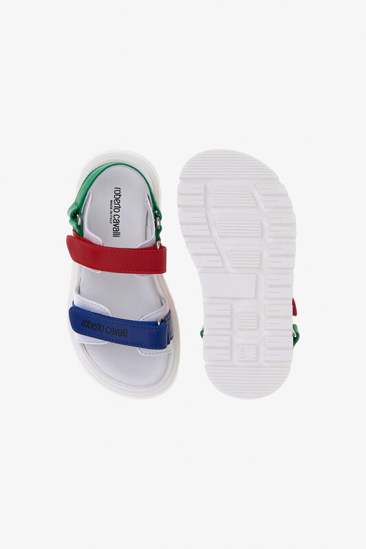 JU Sandali con logo RC MULTICOLOR SJS02C-PZJ02