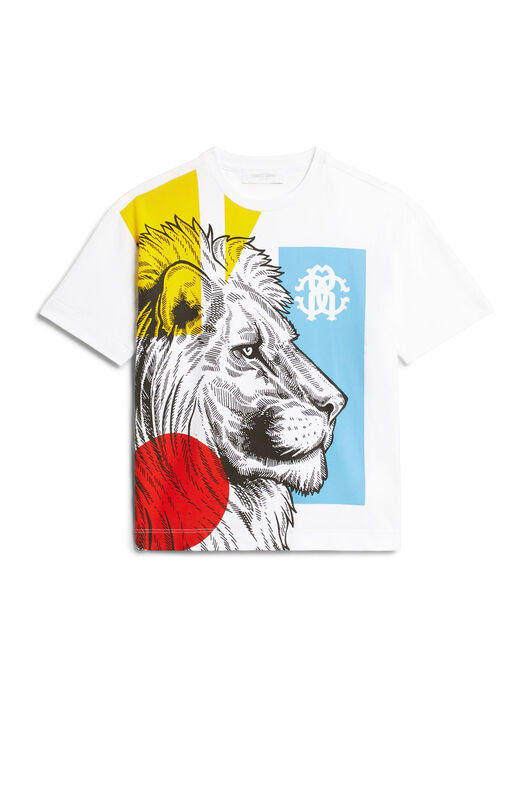 JU T-shirt Pop Lion JU T-shirt Pop Lion WHITE/MULTICOLOR IJT65K-JMR07