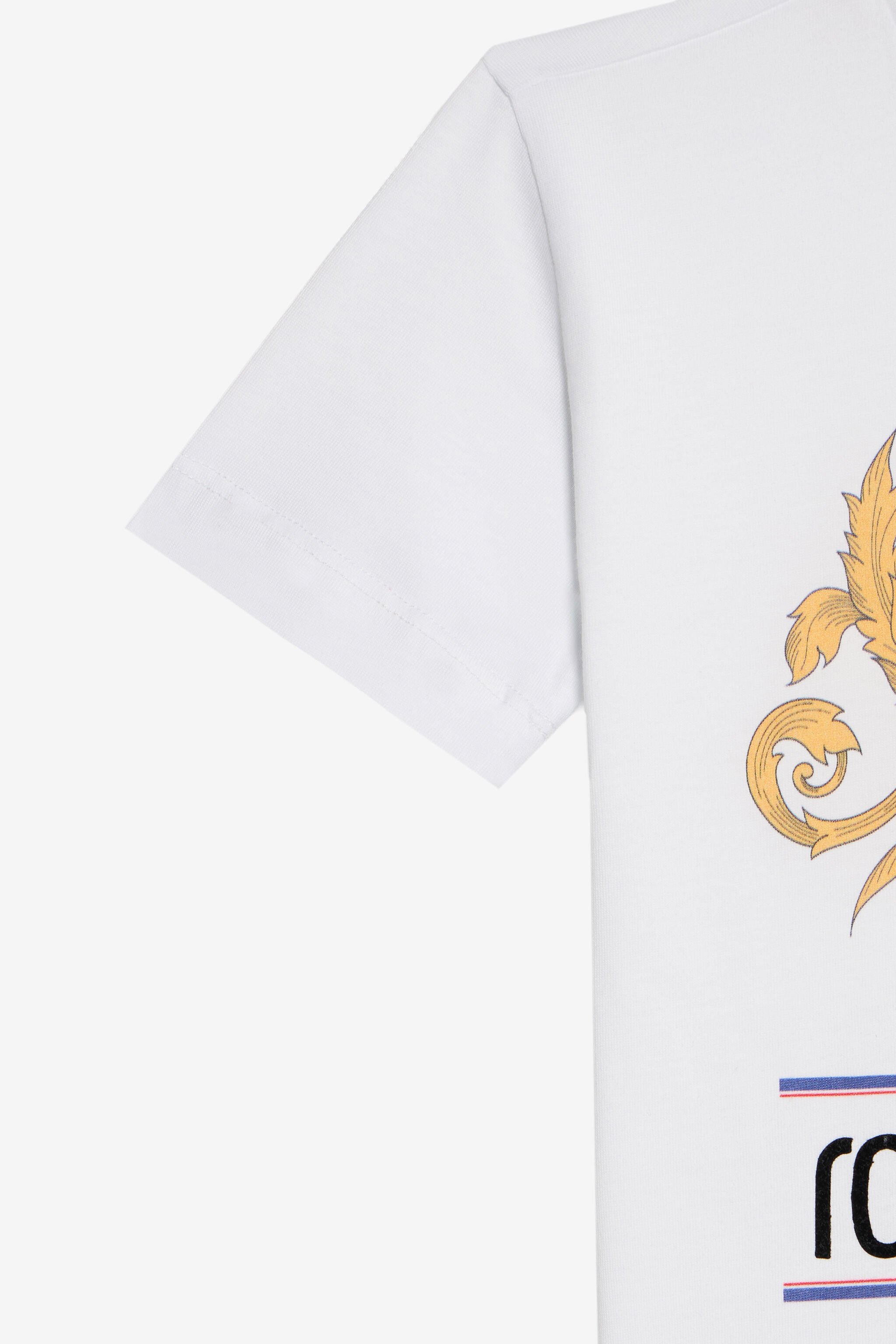 JU Embleme Print T-Shirt with Monogram OPTICAL WHITE VJT60K-JD001
