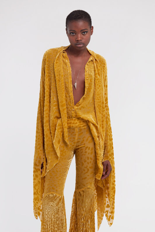 RC Shirt with wide sleeves Yellow SWT701-4RL77