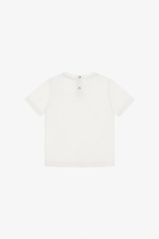 JU RC Logo T-shirt Blanco TJT633-JD001