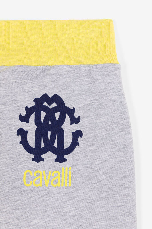 JU Logo-print track shorts Gray QJT267-CF050