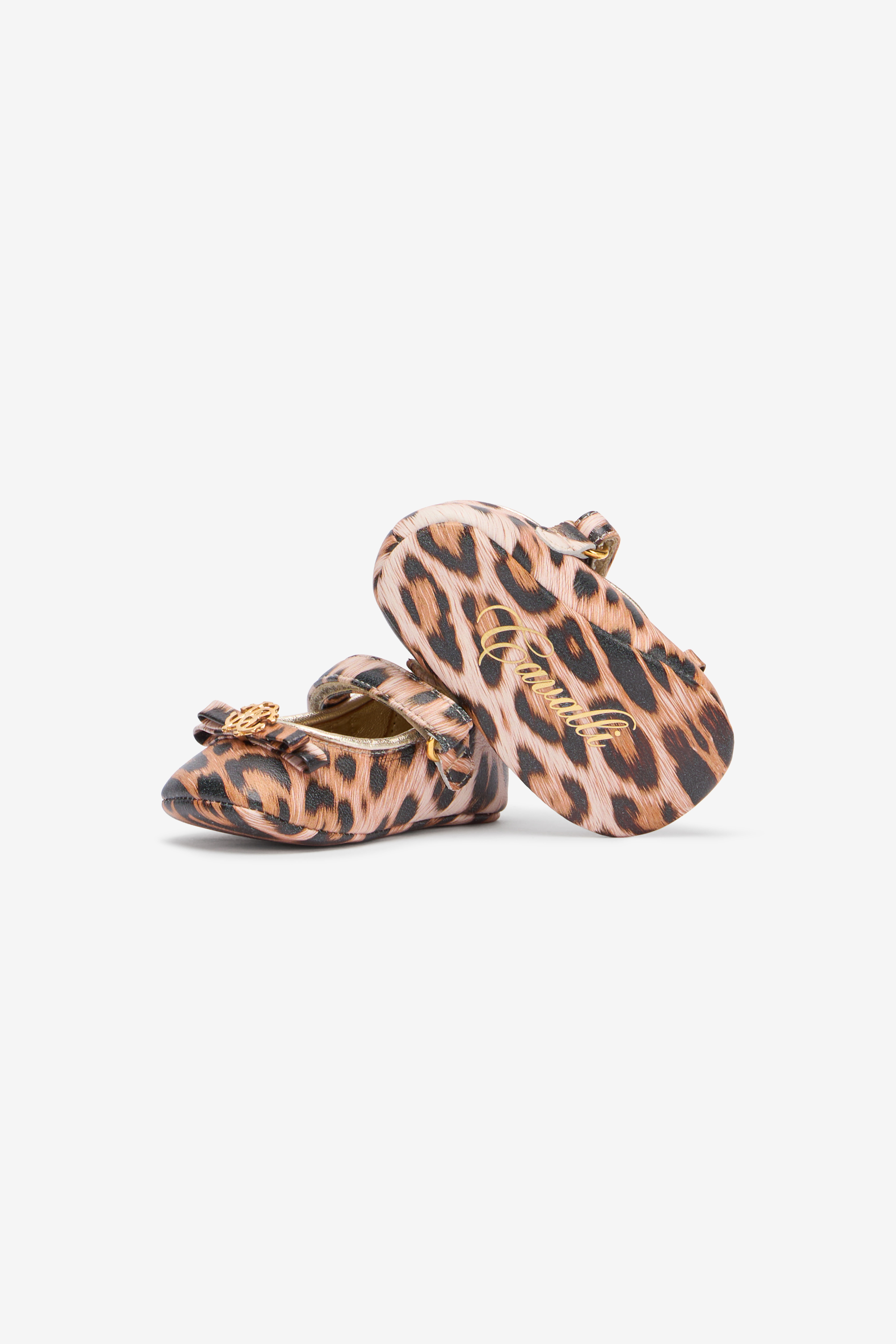 JU Ballerine Culla Stampa Jaguar Skin Marrone chiaro RJS01H-ZCJ01