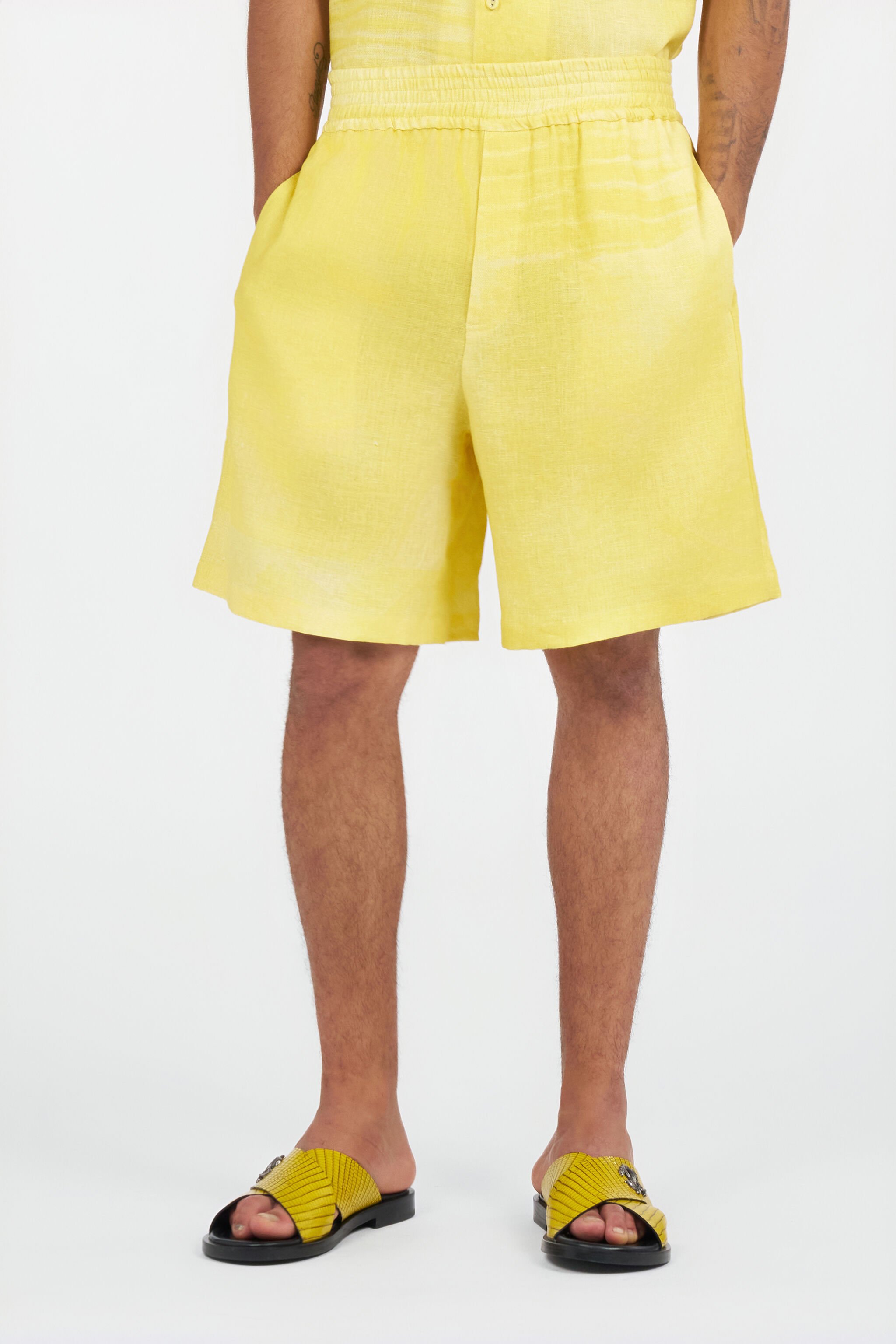 RC Bermuda in Lino YELLOW WNT271-3HR37