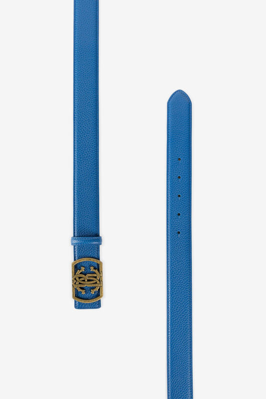 RC RC Monogram Belt RC RC Monogram Belt Blue JSC001-AB001