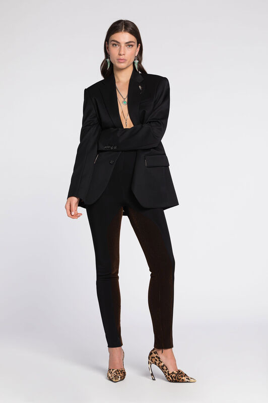 RC Tiger Tooth Skinny Trousers Black RKT201-HR002