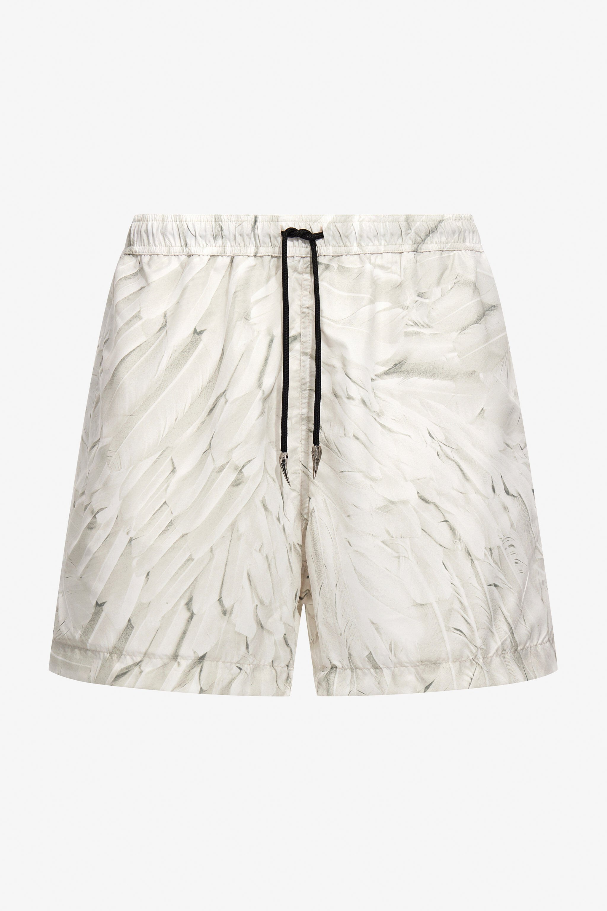 RC Badehose mit Ice Feathers-Print Weiß SMT00A-5RL74