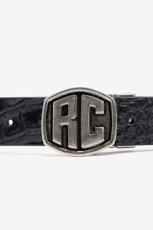 RC Reversible Belt with RC Monogram Black VRC004-PZ425