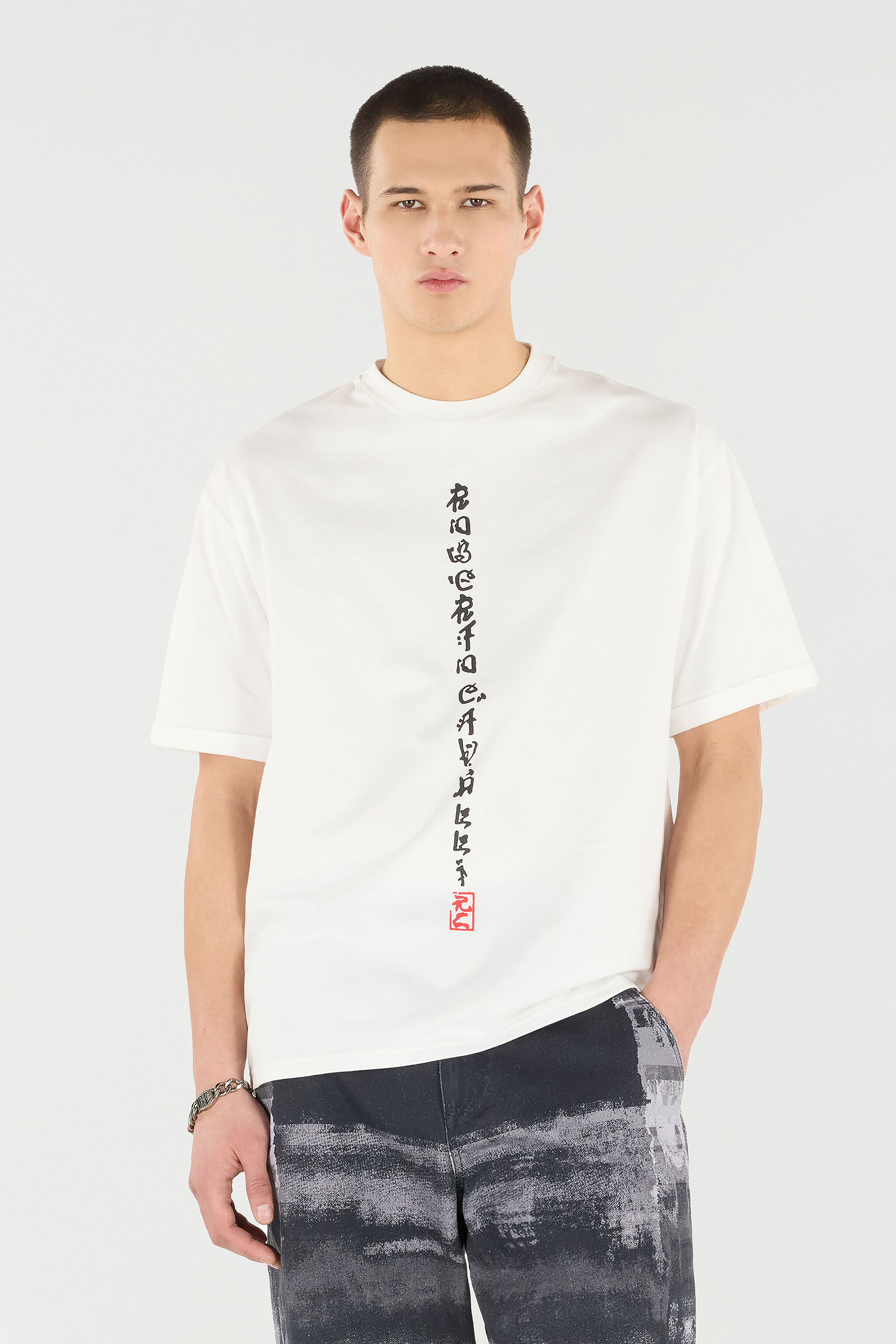 RC T-Shirt with Dragons and Logo White VNT62I-JD060