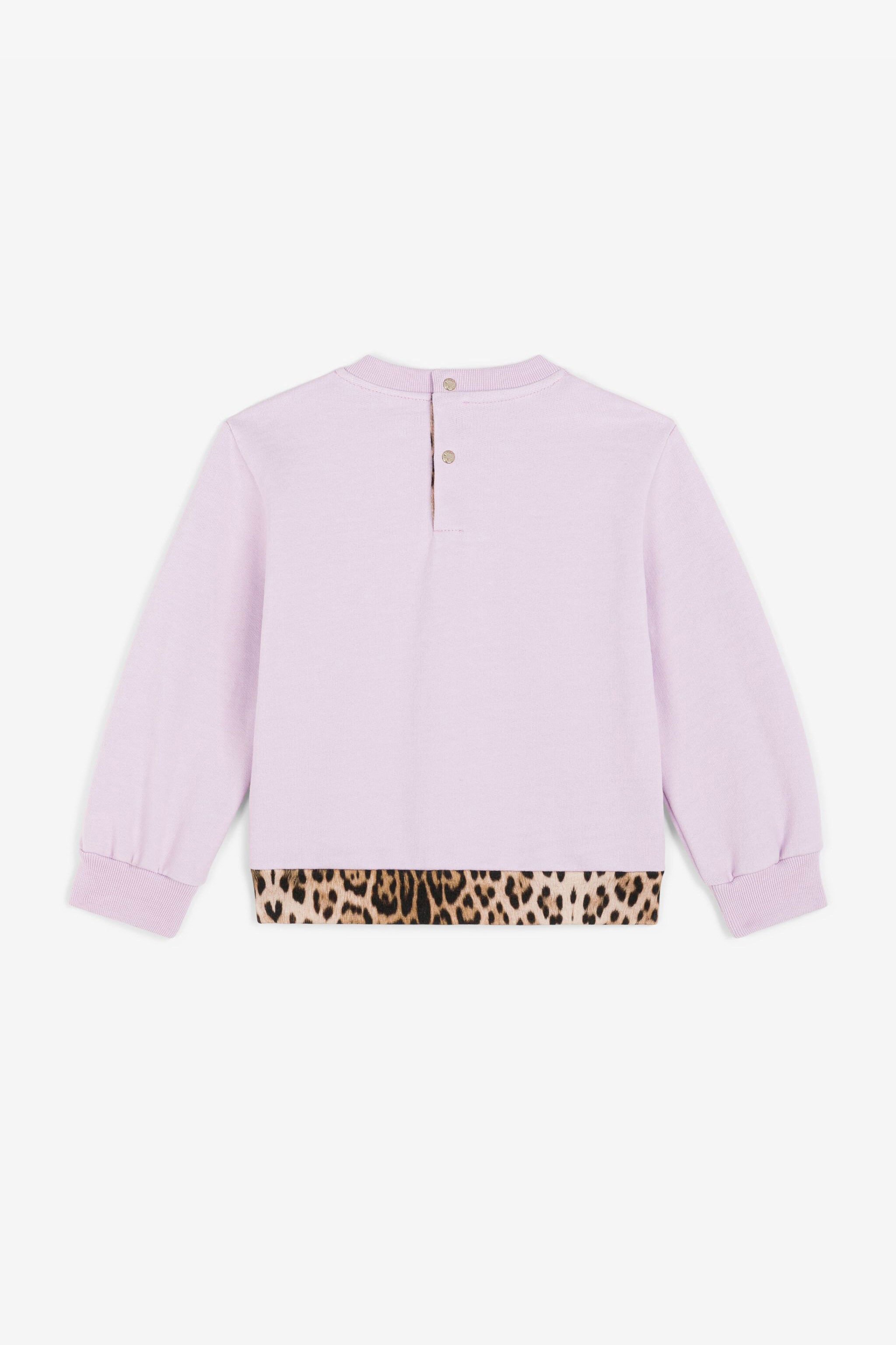 JU RC Monogram Cotton Sweatshirt Purple RJT90H-CF050