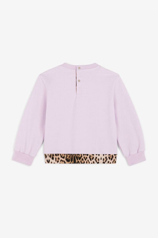 JU RC Monogram Cotton Sweatshirt JU RC Monogram Cotton Sweatshirt Purple RJT90H-CF050