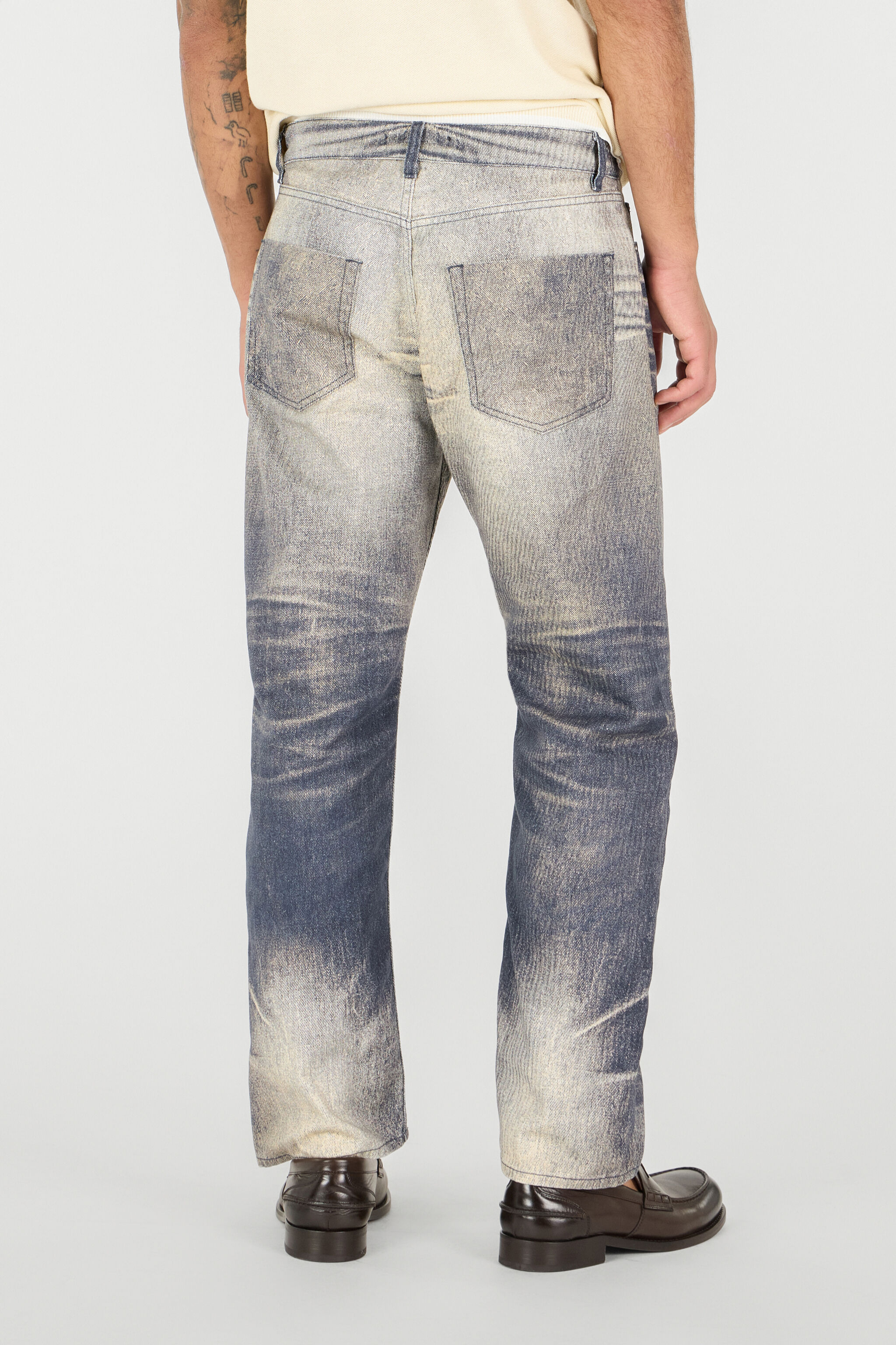 RC Man Cotton Trousers Bleu foncé UMJ216-4NO91