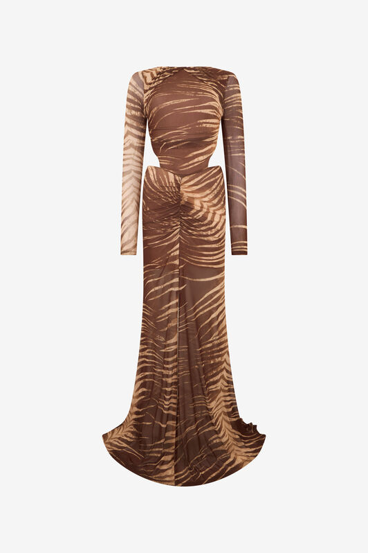 JC Abito Stampa Natural Barb SABBIA WFT307-WF705