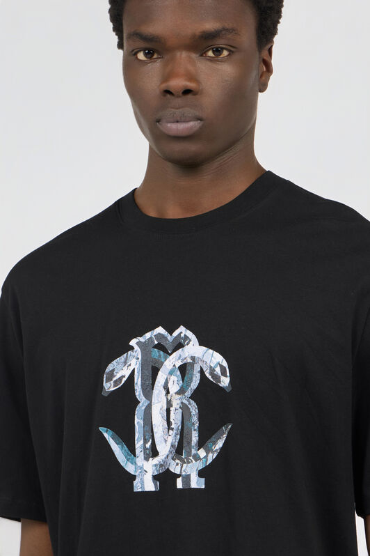 RC Black T-shirt with Logo BLACK SOT60G-JD001