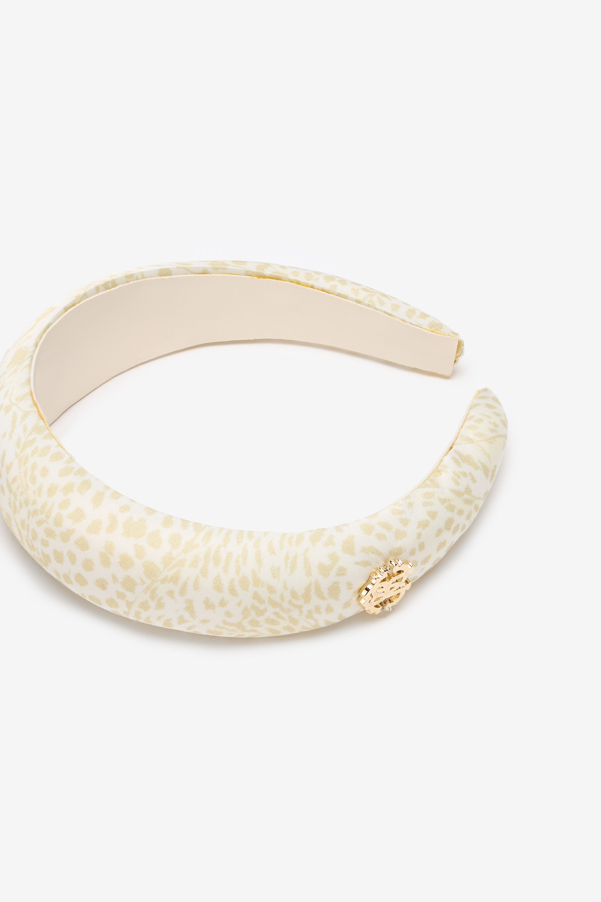 JU Cerchietto Con Stampa Ghepardi E Cheetah Skin IVORY UJI00C-6DO35