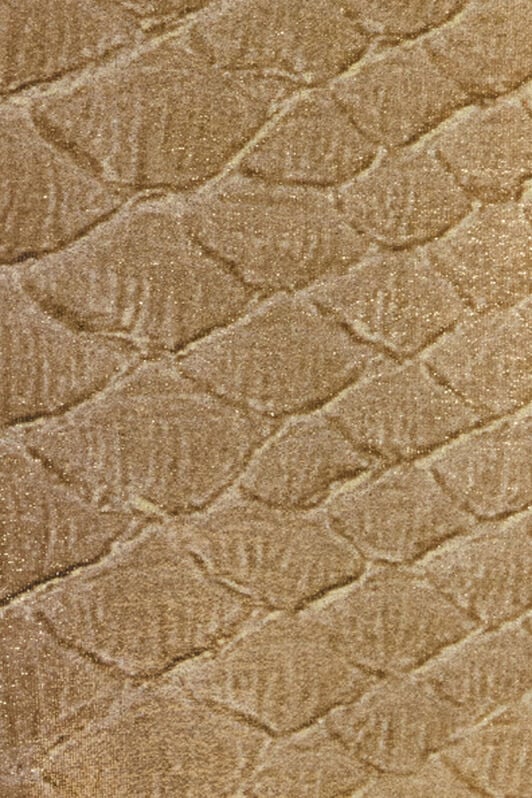 RC Abito Midi Beige Dorato Con Stampa Squame BEIGE/GOLD WWT111-OOS31