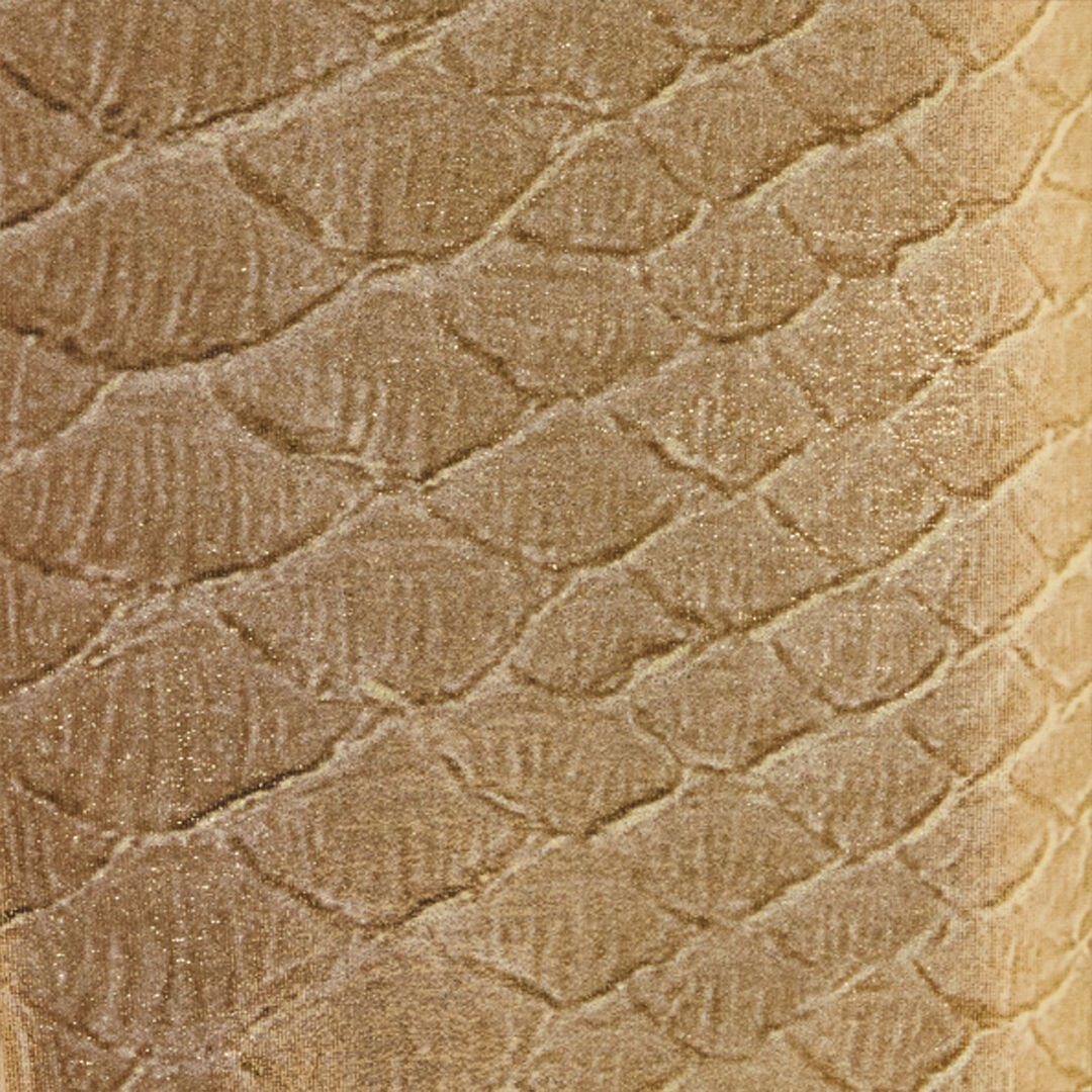 RC Abito Midi Beige Dorato Con Stampa Squame BEIGE/GOLD WWT111-OOS31