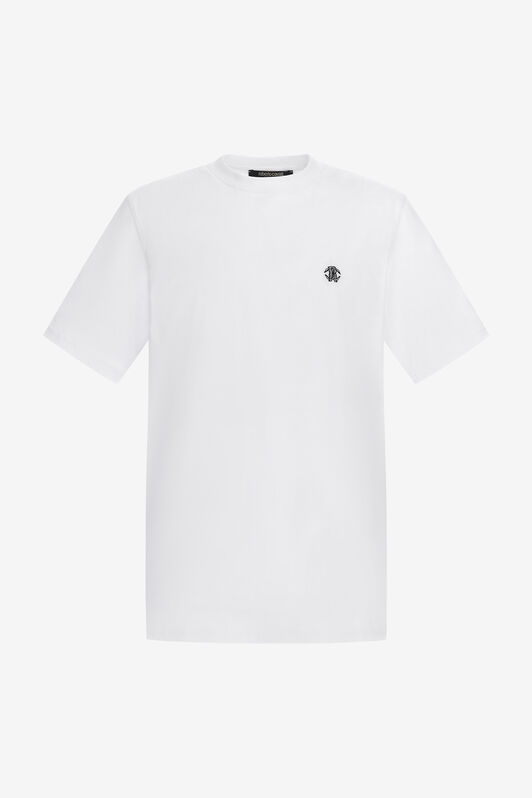 RC T-shirt with Monogram RC Weiß SRT61A-JD060