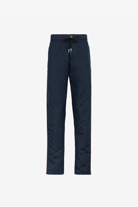 RC Side-stripe drawstring track pants Dark blue QRT207-FN061