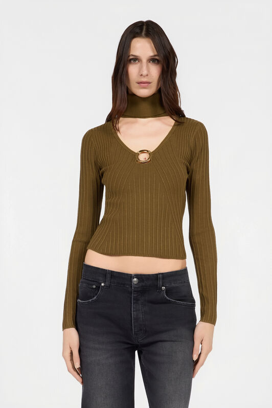 JC Brauner Pullover VERDE 185 VFM039-VF295