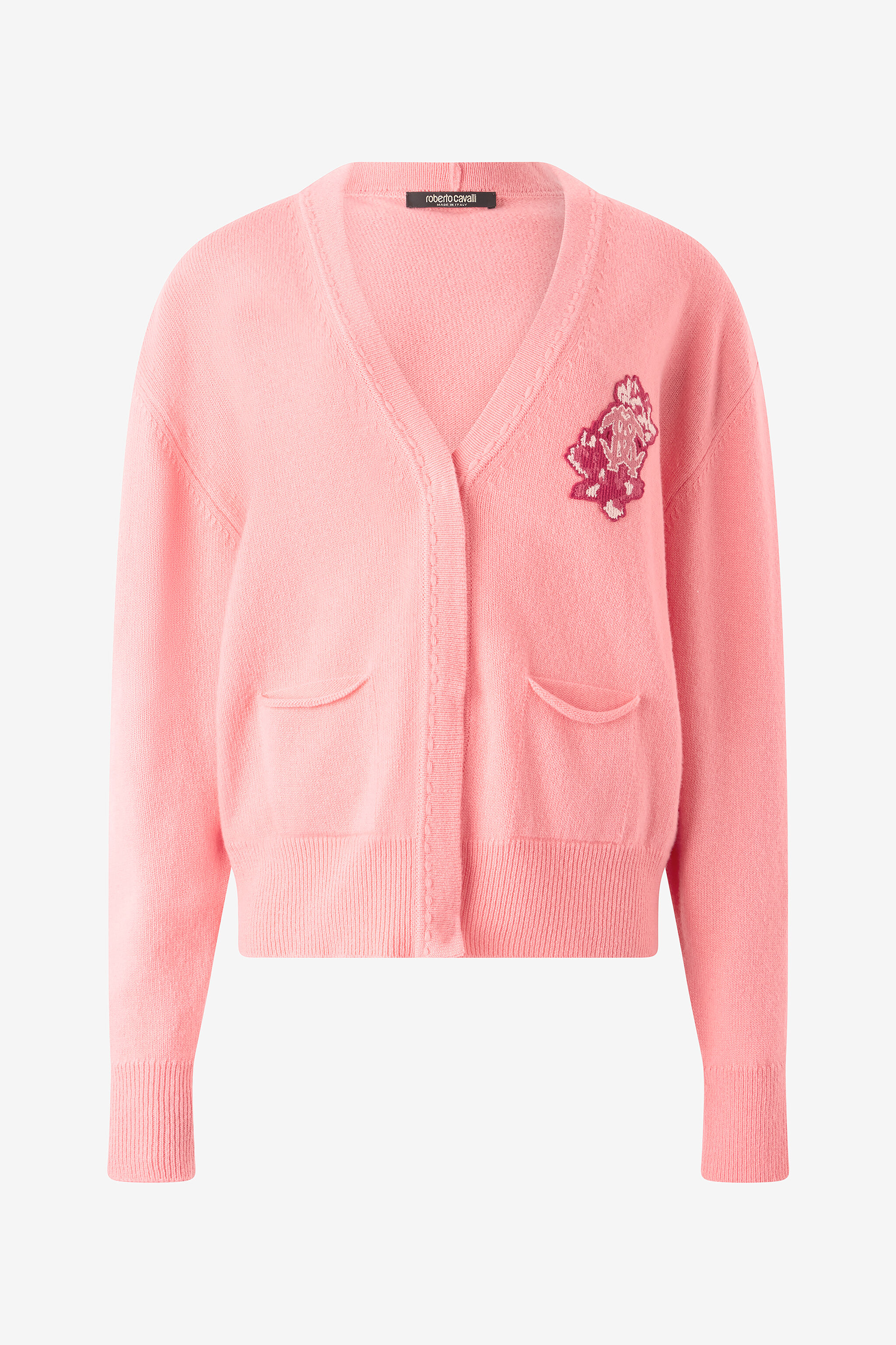 RC Cardigan with Mirror Snake Monogram Rosa VKM908-MQ013