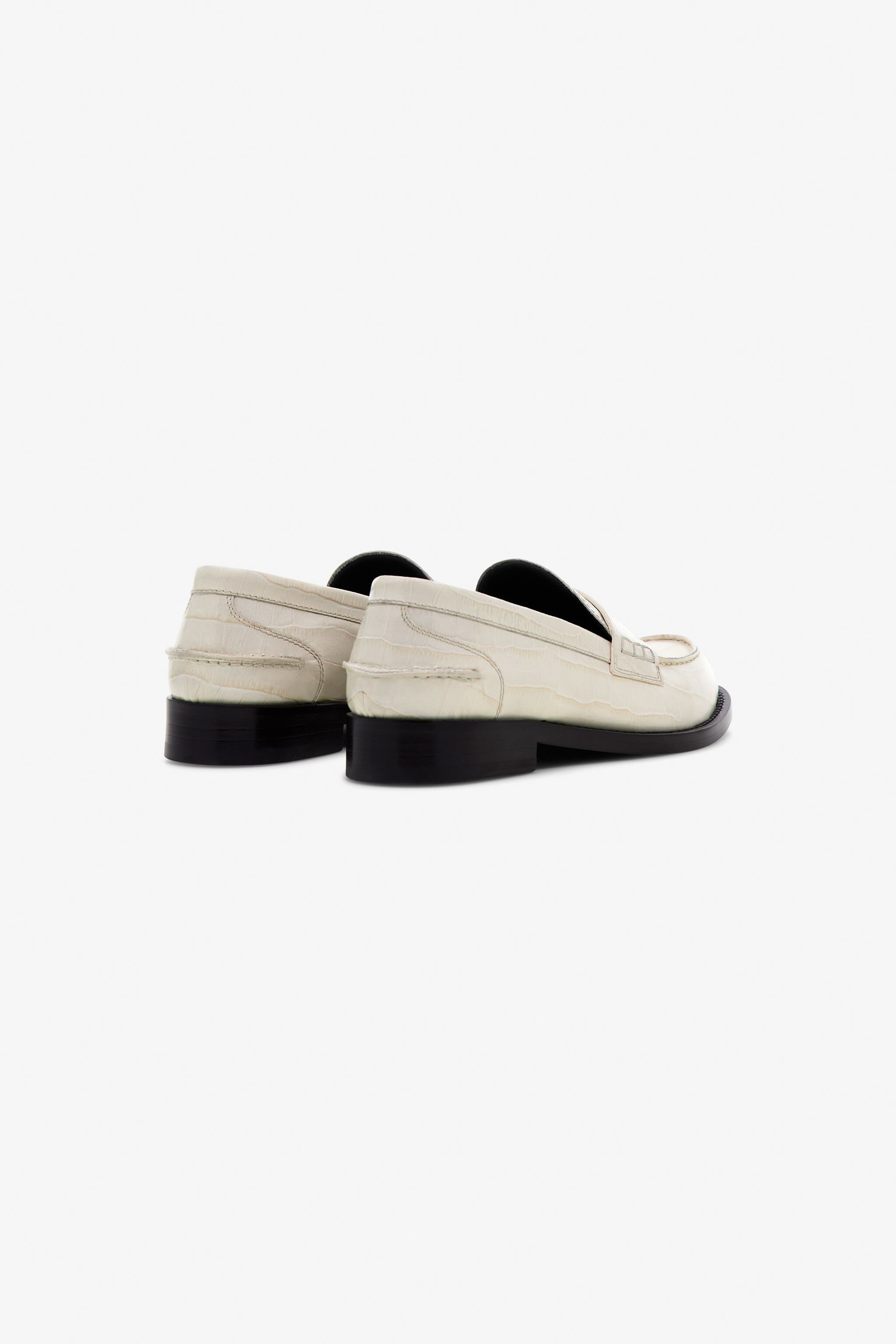 RC RC Logo Mocassins Blanc TKS028-PZ055
