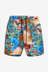 ${brand} Swim shorts with Hawaii print ${colorDescription} ${masterID}