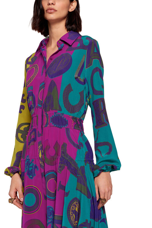 RC Cavalli Mania print shirt dress MULTICOLOR LQT139-SQA01