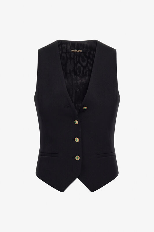 RC Quilted Vest Black TKT614-WP034