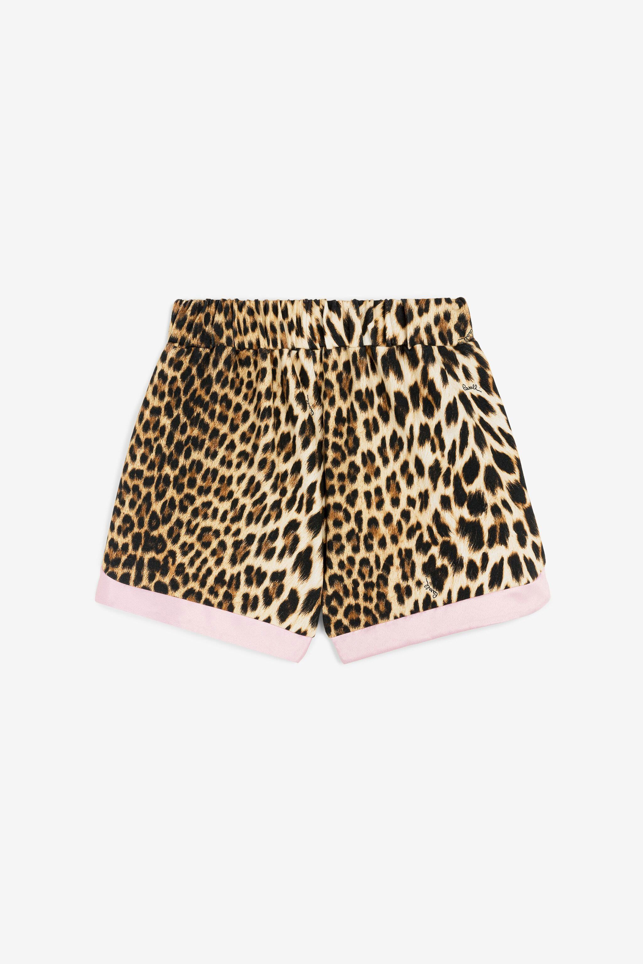 JU Leopard-Print Shorts Pink OJT20J-ISA2J