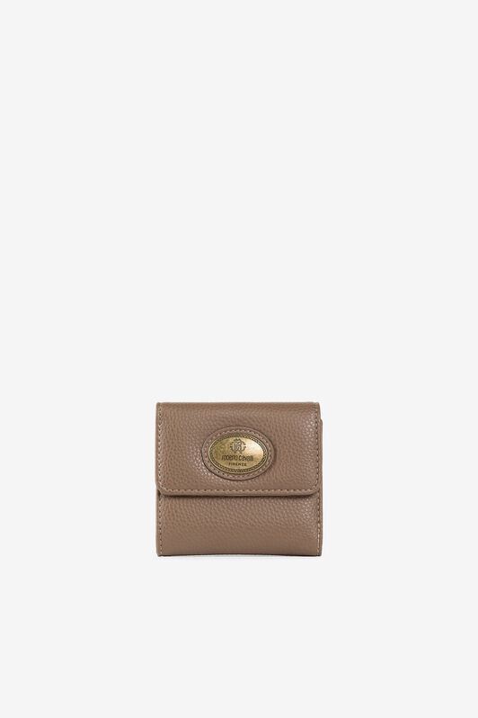 RC RC Monogram Tri-Fold Wallet RC RC Monogram Tri-Fold Wallet Light Brown JSA003-AB001