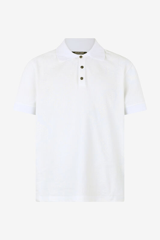 RC Snake Scale-Print Polo White URT64G-XKN53