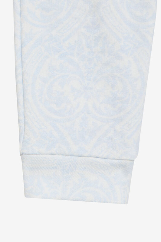 JU Baby Blue Track Pants with Floral Print BABY BLUE VJT209-5OP28