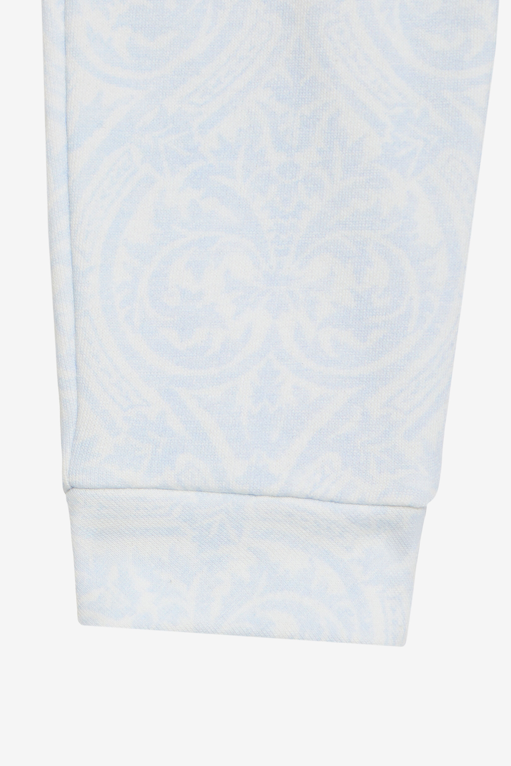 JU Baby Blue Track Pants with Floral Print BABY BLUE VJT209-5OP28