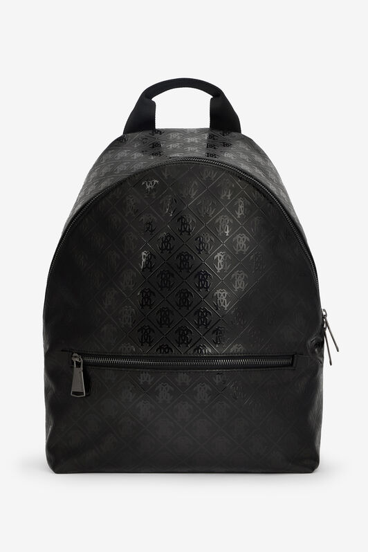 RC Backpack with All-Over Mirror Snake Monogram Black VRB010-PZS76