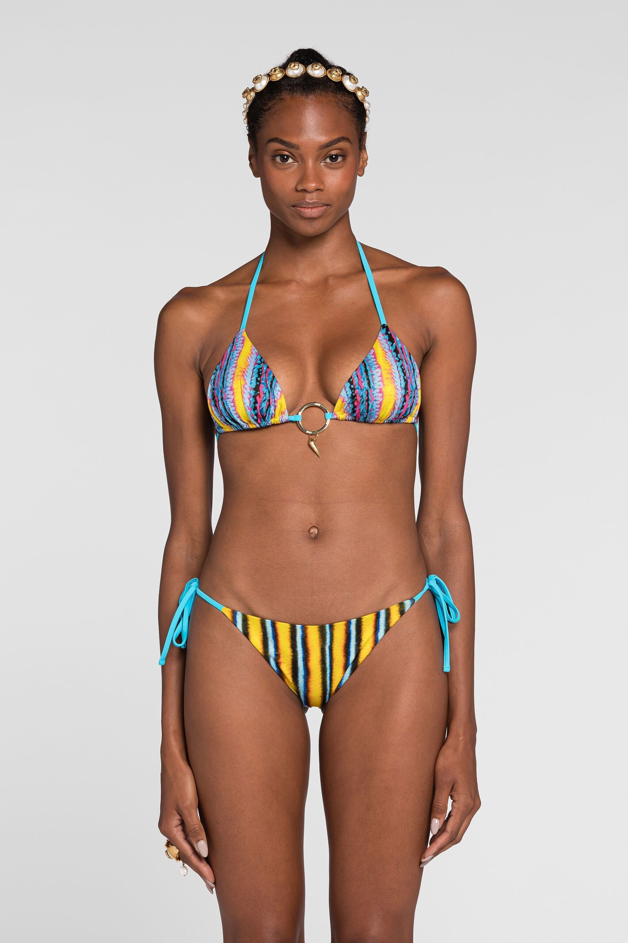 RC Bikini-Hose Mit Baidera-Print Gelb QKW00H-LNF55