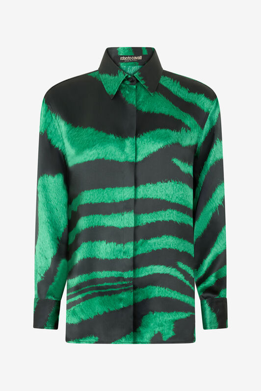 RC Shirt with Zebra Tribute print RC Shirt with Zebra Tribute print Green UWT704-RYP26