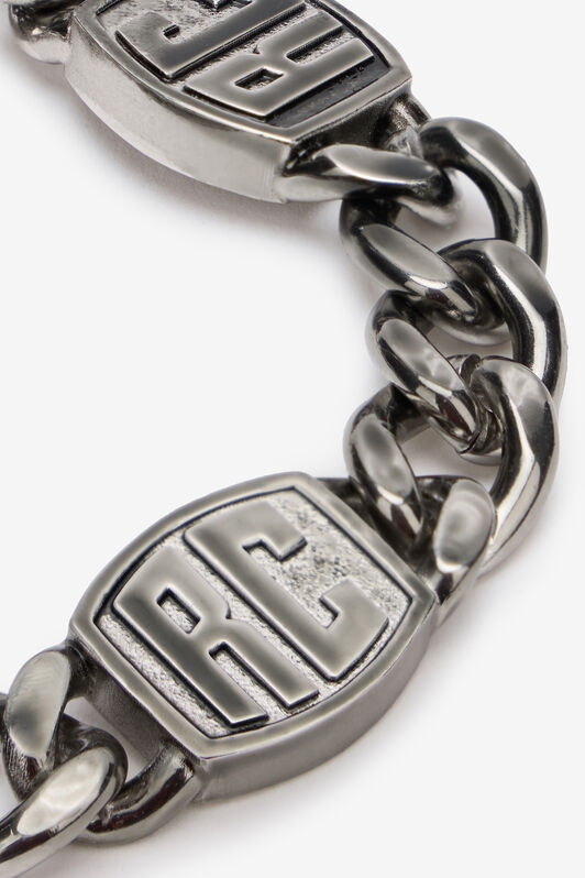 RC Chain Bracelet with RC Monogram Silver VRG009-AM258