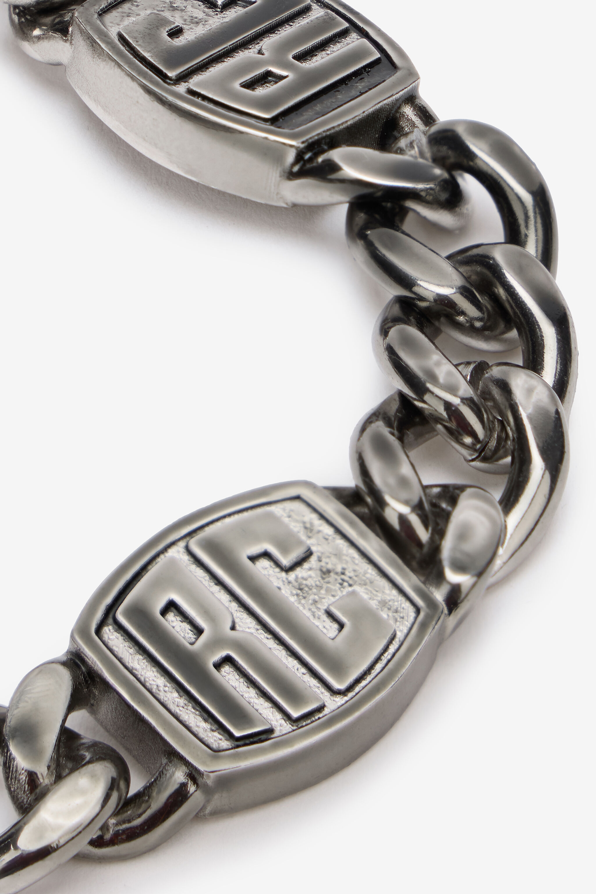 RC Chain Bracelet with RC Monogram Silver VRG009-AM258