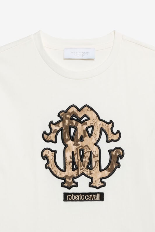 JU White Cotton T-Shirt MILKY WHITE TJT60I-JD001