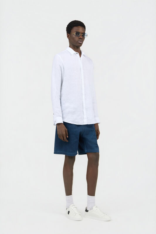 RC Chemise Blanche En Lin WHITE SOT70M-LG032