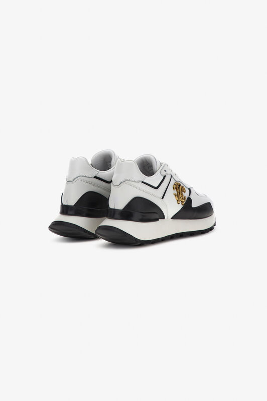 RC Sneakers with Monogram Mirror Snake RC Sneakers with Monogram Mirror Snake Black/White RKS048-PZB33