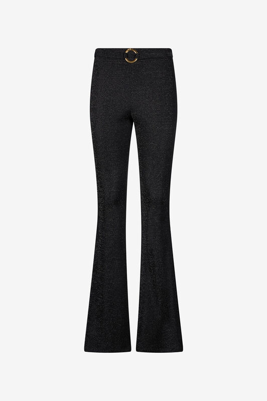 JC Black Trousers With Snake Buckle JC Black Trousers With Snake Buckle BLACK VFS013-VF271