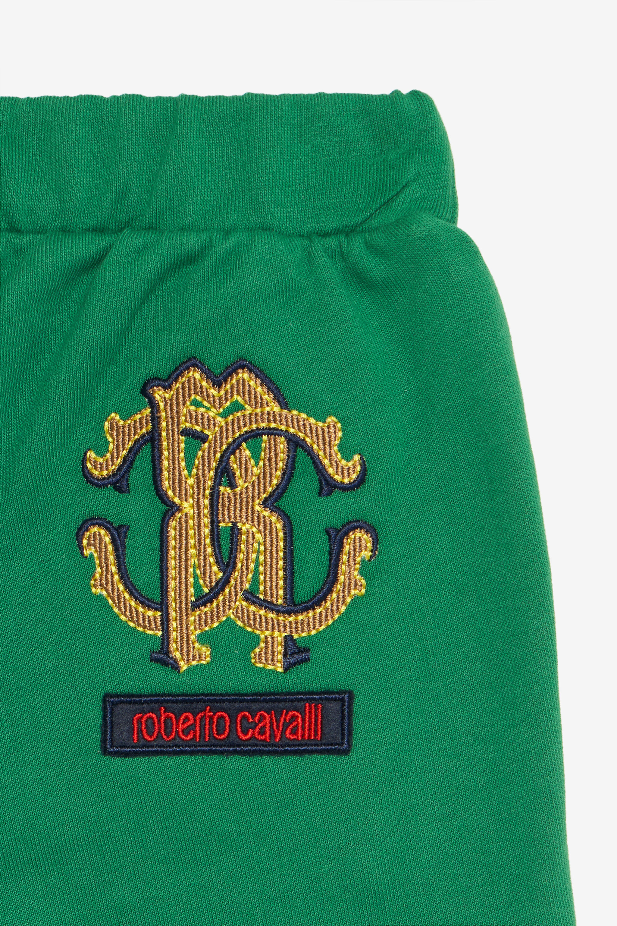 JU Green Track Pants with RC Monogram GREEN VJT207-CF050