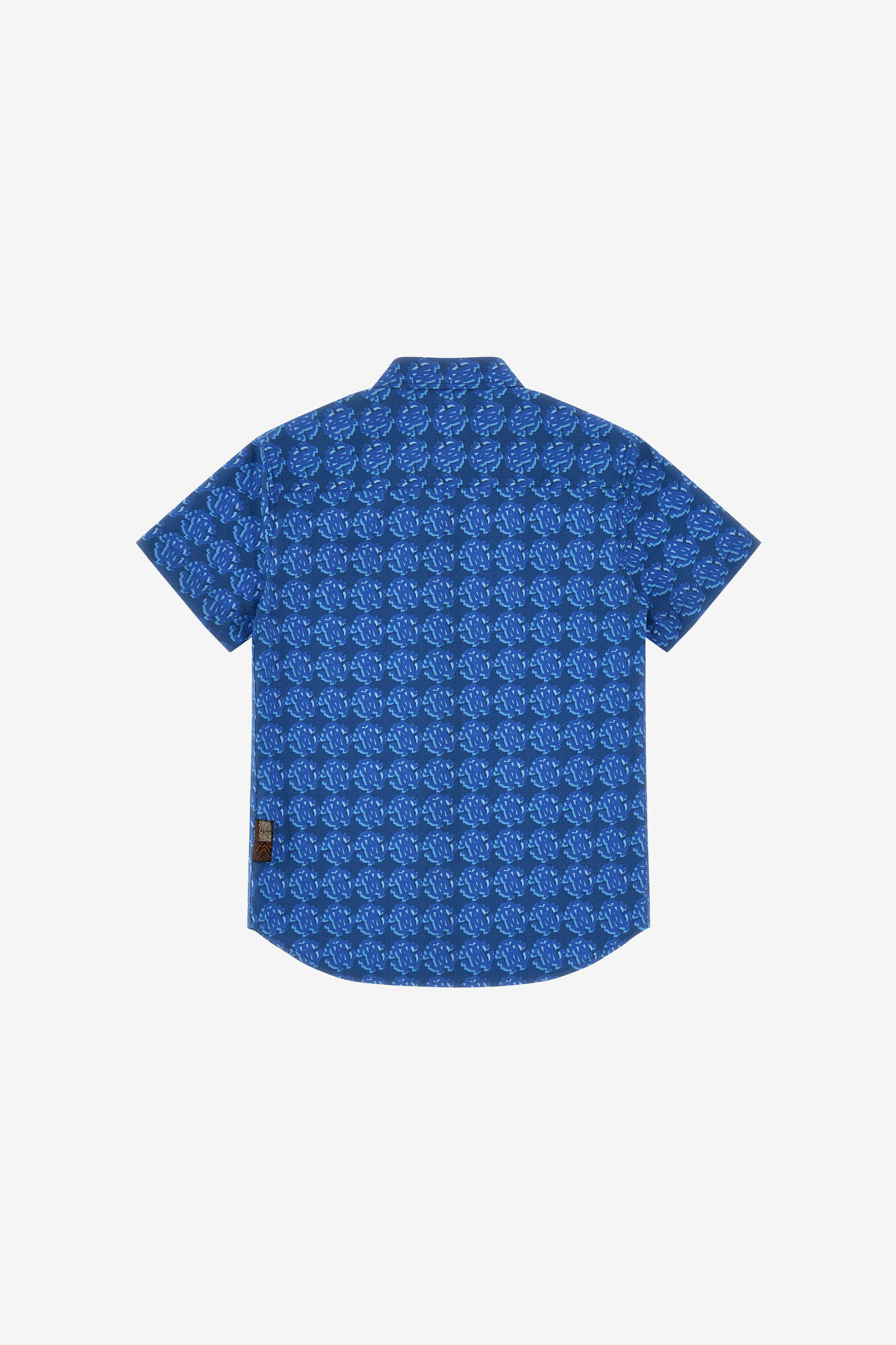 JU Shirt with Logo all over Blau SJT709-CII67